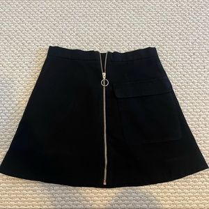 Topshop Black Skirt